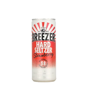 Bacardi Breezer Hard Seltzer Strawberry 0.25 liter